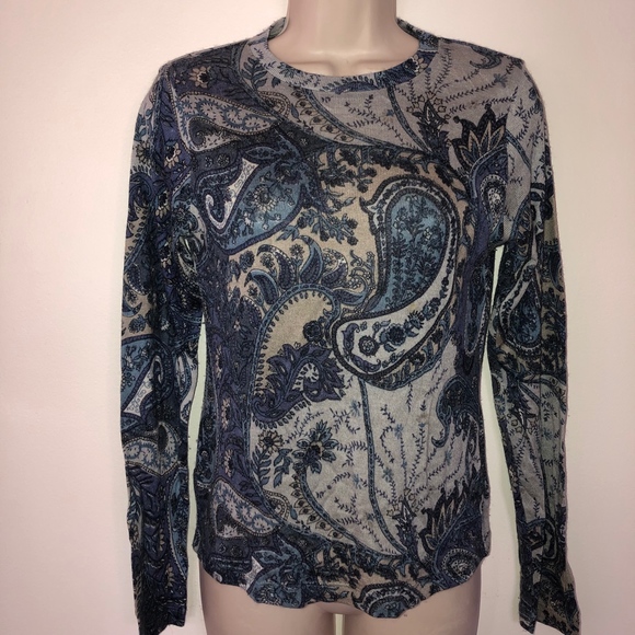 OLIVIER GOUREAU 50%silk/50cashmere sweater - Picture 1 of 8